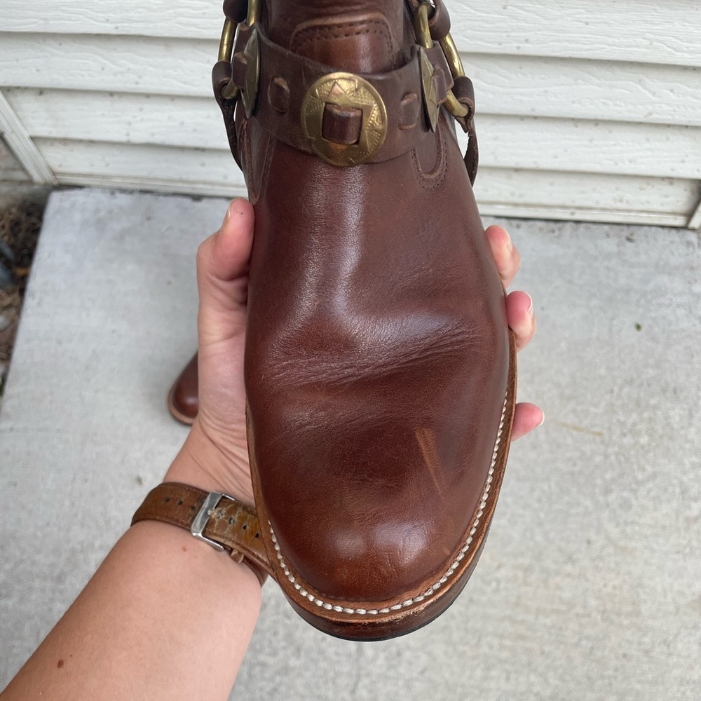 Love Jules Leather Harness Boots - Picture 4 of 16